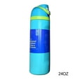 thumbnail image 3 of Owala Stainless Steel Water Bottle 24 oz - Blue Green-2, 3 of 8