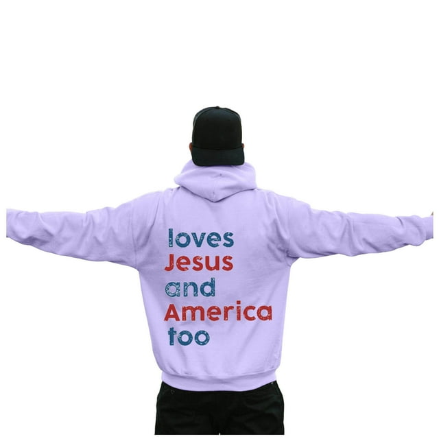 Wyzesi Wool Sweatshirtss for Men Heavy Male Long Sleeve Hooded Pullover Sweatshirt Fashion Print Solid Color Crew Neck Sweatshirt