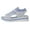 Blue, variant on Womens Elastic Athletic Sandals Summer Peep Toe Knit Walking Shoes Butterfly Pattern