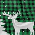 thumbnail image 2 of Coolnut Christmas Buffalo Check Round Tablecloth, Washable Oil Proof Table Cover for Kitchen Holiday Party Wedding Picnic Decoration, 2 of 7