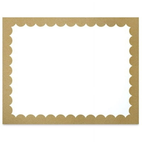 Ucreate Premium Poster Board, Gold Glitter, 22" x 28", 1 Sheet