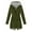 501_Green, variant on Jindong Fashion Coat for Women, Ladies' Windbreaker Three In One Outdoor Mountaineering Suit Striped Trench Coat, Women's Coats Green