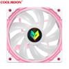COOLMOON CPU Cooler 3 Pin ARGB FDB Bearing PWM PC Ventilador de refrigeración silencioso (rosa) Likrtyny Componentes de Computadoras