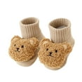 thumbnail image 2 of ZYHARUKO Anti Skid Cotton Socks for Kids Cute Bear Decor Non Slip Floor Shoes Soft and Comfortable Socks for 0-1T Boys Girls, 2 of 19
