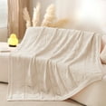 thumbnail image 5 of Vikakiooze Summer Cool Knitted Blanket Cool Effect Blanket Ice Blanket For All Season Lightweight Summer Quilt Absorbs Heat To Keep Adults Children Bab, 5 of 6