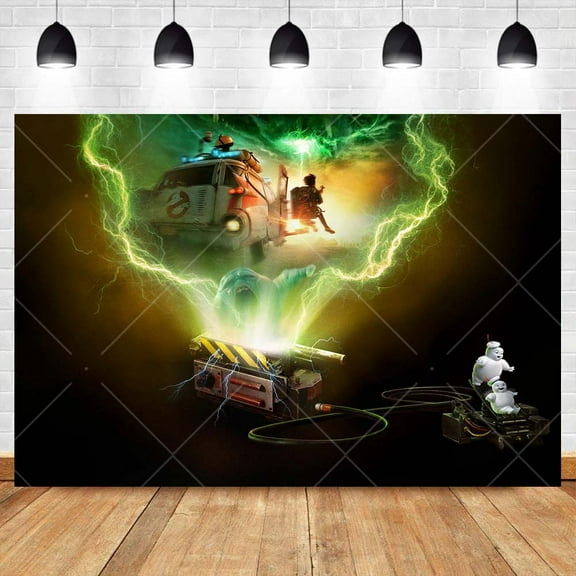 Ghost-busters Birthday Party Decoration Background Banner Ghost-busters Birthday Party Supplies