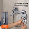 thumbnail image 4 of VEVOR Pipe Wrench, 24" Aluminum Straight Pipe Wrench, Adjustable Plumbing Wrench, with High Strength Jaw and Ergonomic Handle, Easy to Carry, Hangable Design, for Water Pipes, Automotive Repairs, 4 of 9