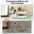 thumbnail image 6 of Niulife 2024 New Makeup Organiser,360 Make Up Organiser with 3 Layer Rotating Compartment,Makeup Organizer Storage Is Perfect for Dresser, Bathroom, Bedroom,Ivory,3 Layers, 6 of 7