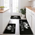 thumbnail image 4 of Orangide Kitchen Rug Set 3-PCS, Dark Absorbent Non-Slip Mats with Cutlery Print, Machine Washable, for Kitchen Floor, Living Room Carpet, Cooking Area, 4 of 7