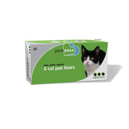 UPC: 0079441004137 | Van Ness Plastic Giant Cat Litter Box Liners  Fits Most Giant Litter Boxes  8 Count