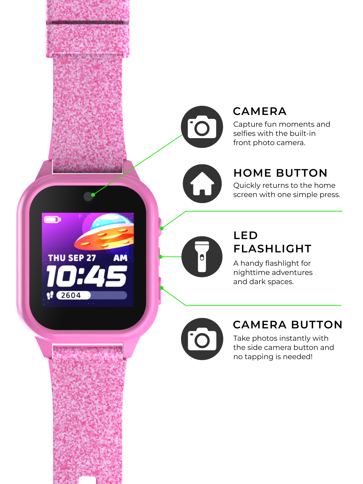 iTech Junior Kids' Girls' Smartwatch with Camera photo 6