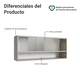 thumbnail image 3 of Alacena Gabinete Superior Cocina Madesa Nice 120cm Crema, 3 of 5