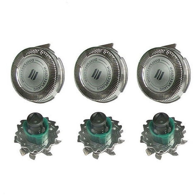 3 cabezales de repuesto para afeitadora Philips RQ11 Dual Precision 3 piezas, modelo: 3 piezas QPUION