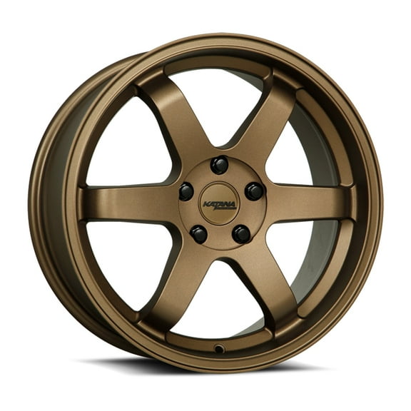 KATANA RACING KR08 17X7.5 5X114.3  40mm Matte Bronze Alloy Wheel Rim 17" Inch