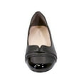 thumbnail image 2 of PEERAGE Marina (FT6044) Women Extra Wide Width Round Toe Flats BLACK 7.5, 2 of 6