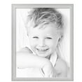 thumbnail image 2 of ArtToFrames 22" x 28" Metro Ice Silver Black Picture Frame, 22x28 inch Silver Wood Poster Frame (WOM-5247),  Pack, 2 of 7