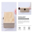 thumbnail image 3 of Wood Box With Lid Wedding Day Memory Box Blank Jewelry Box Trinket Storage Box, 3 of 8