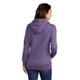 thumbnail image 2 of Port & Co Female Cowl Neck Hooded Sweatshirt Heather Purple X-Large, 2 of 4