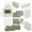 Green, variant on Top Cotton 20 Piece Kitchen Linen Set, Cotton Kitchen Towels, Dishcloths, Apron, Oven Mitts and Pot Holders (Maroon)
