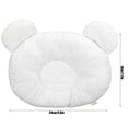 thumbnail image 3 of Baby Pillow Breathable Soft Prevent Flat Head Cute Newborn Head Shaping Support PillowWhite, 3 of 3