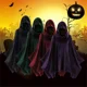 thumbnail image 3 of Capa medieval renacentista de Halloween, abrigos, disfraces de cosplay, capa de gamuza de ciervo para mujer, con capucha vintage, para carnaval, fiesta, 3 of 4