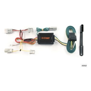 Curt Hitch 55502 Trailer Wiring Connector T Connector; With 4-Way Flat Trailer Connector