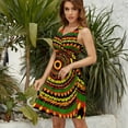 thumbnail image 4 of Rasta Tie Dye Time Warp Sundress Sleeveless Dress Summer Women Clothes Dress for Women Dresses, 4 of 7