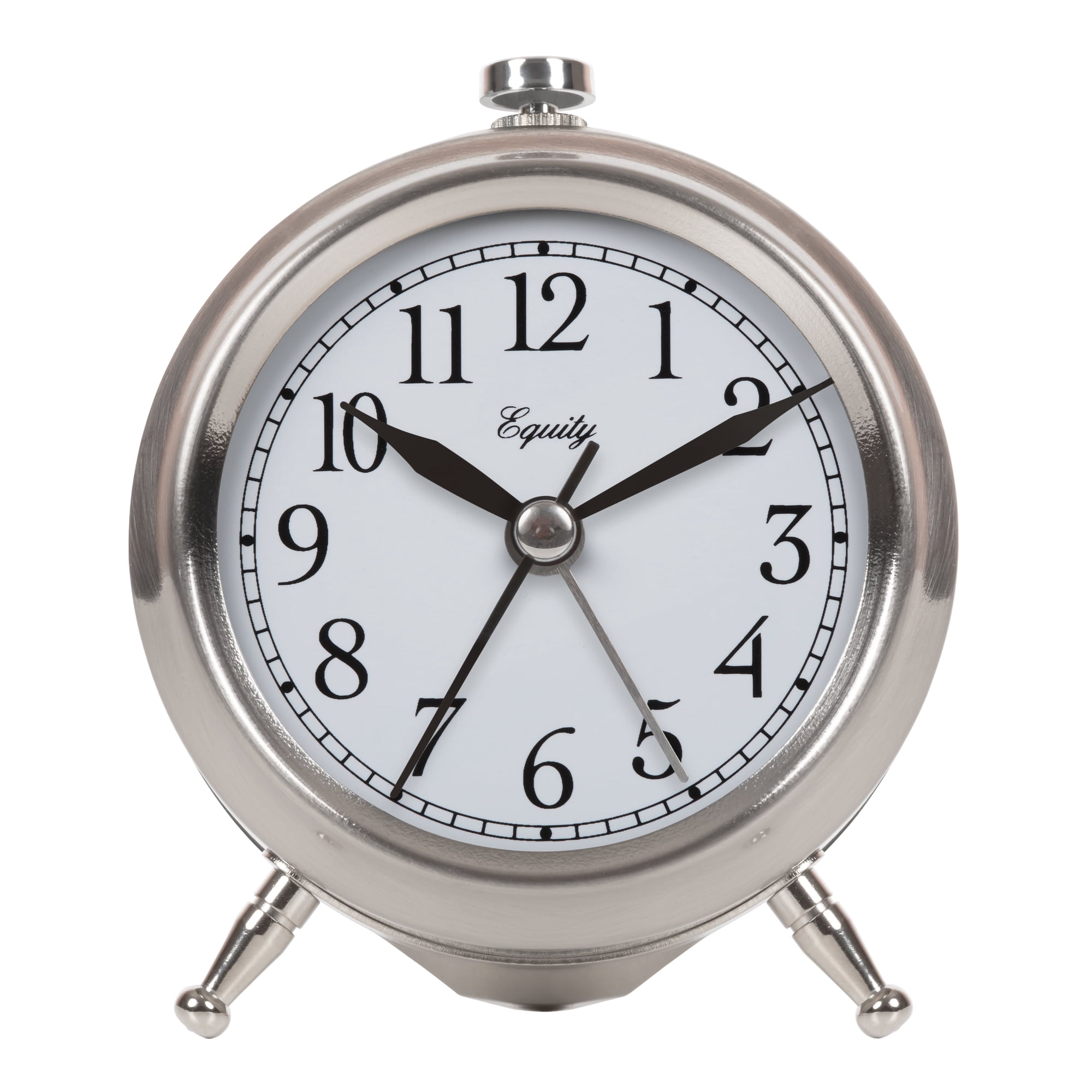 e 43 fdcfb a 06 c 4 a 91 a 853 9 ded 23 ab 72 e 4 . 4 ac 7 d 7 c 466787 ca 89 f 9474219 afd 6 bc Equity Small Silent Sweeping Quartz Analog Metal Alarm Clock, Silver, 25655 - e 43 fdcfb a 06 c 4 a