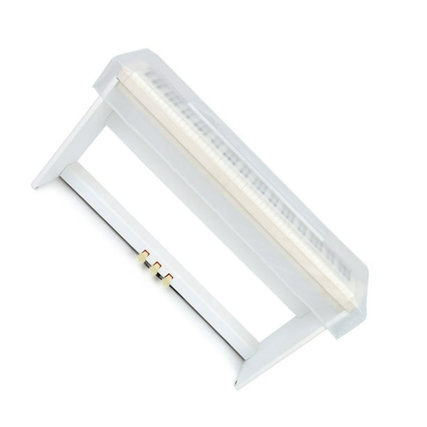 Greeniant Protección máxima de color transparente para piano digital de 88 teclas Cubierta premium para teclado de piano PEVA Accesorios para instrumentos musicales 61 llaves
