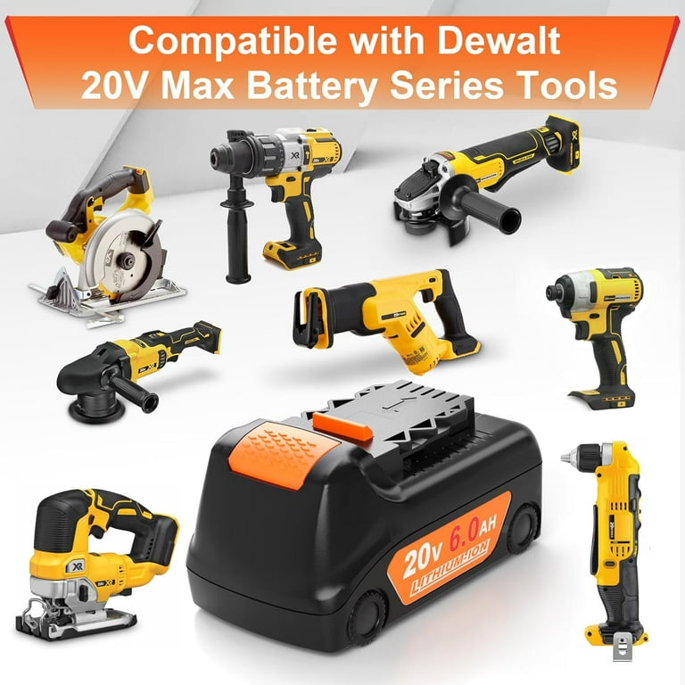 20-Volt MAX Lithium-Ion Cordless Combo Kit (9-Tool) with 20-Volt MAX XR Premium Battery Pack 6.0Ah 20-Volt MAX Lithium-Ion Cordless Combo Kit (9-Tool) with 20-Volt MAX XR Premium Battery Pack 6.0Ah