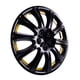 thumbnail image 5 of Tapones Polveras Optimus Rin 13 Negro Brillante Con Amarillo negro, 5 of 6