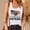White, variant on 250th Anniversary Tank Top for Women 1776-2026 - We the People Vintage Eagle American Flag Scoop Neck Sleeveless Tee - Patriotic Independence Day Graphic Top Black L