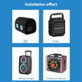 thumbnail image 4 of D100W Bluetooth Amplifier Board With Optical Audio Input Hifi Karaoke Amplifier Home/Car Amplifier Board US Plug, 4 of 8