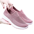 thumbnail image 2 of CAIXAI Orthopedic Dress Sneakers Women Adjustable Upper Casual Sneakers for Women Casual -On Low Top Walking Shoes Mesh Knitted Woven Mary Jane Shoes Hands-Free Sock Shoe, 2 of 5