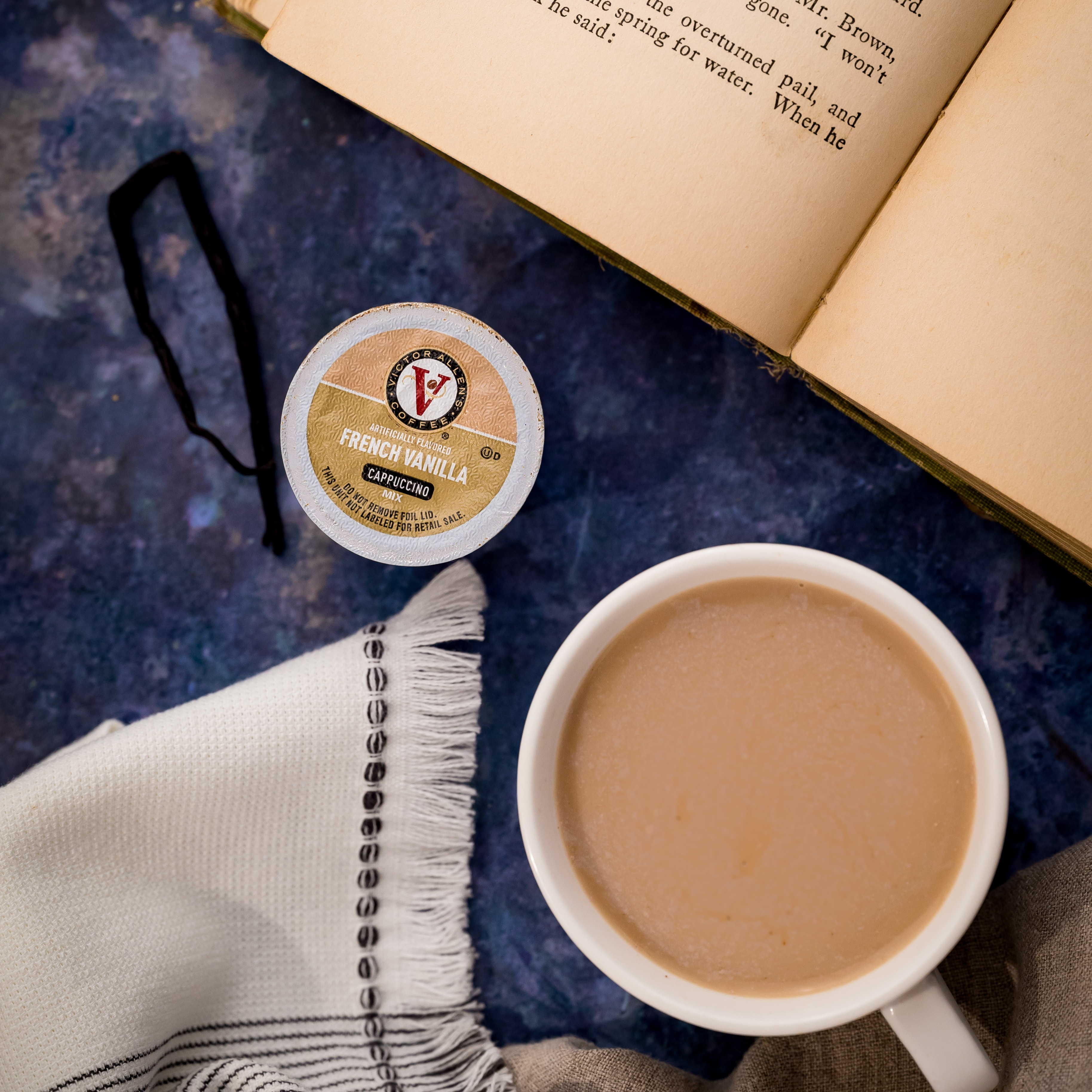 Victor Allen's Coffee French Vanilla Cappuccino Single Serve K-Cup Coffee  Pods, 12 Count
