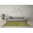 thumbnail image 3 of Ahgly Company Machine Washable Indoor Rectangle Abstract Turquoise Blue Contemporary Area Rugs, 6' x 9', 3 of 4