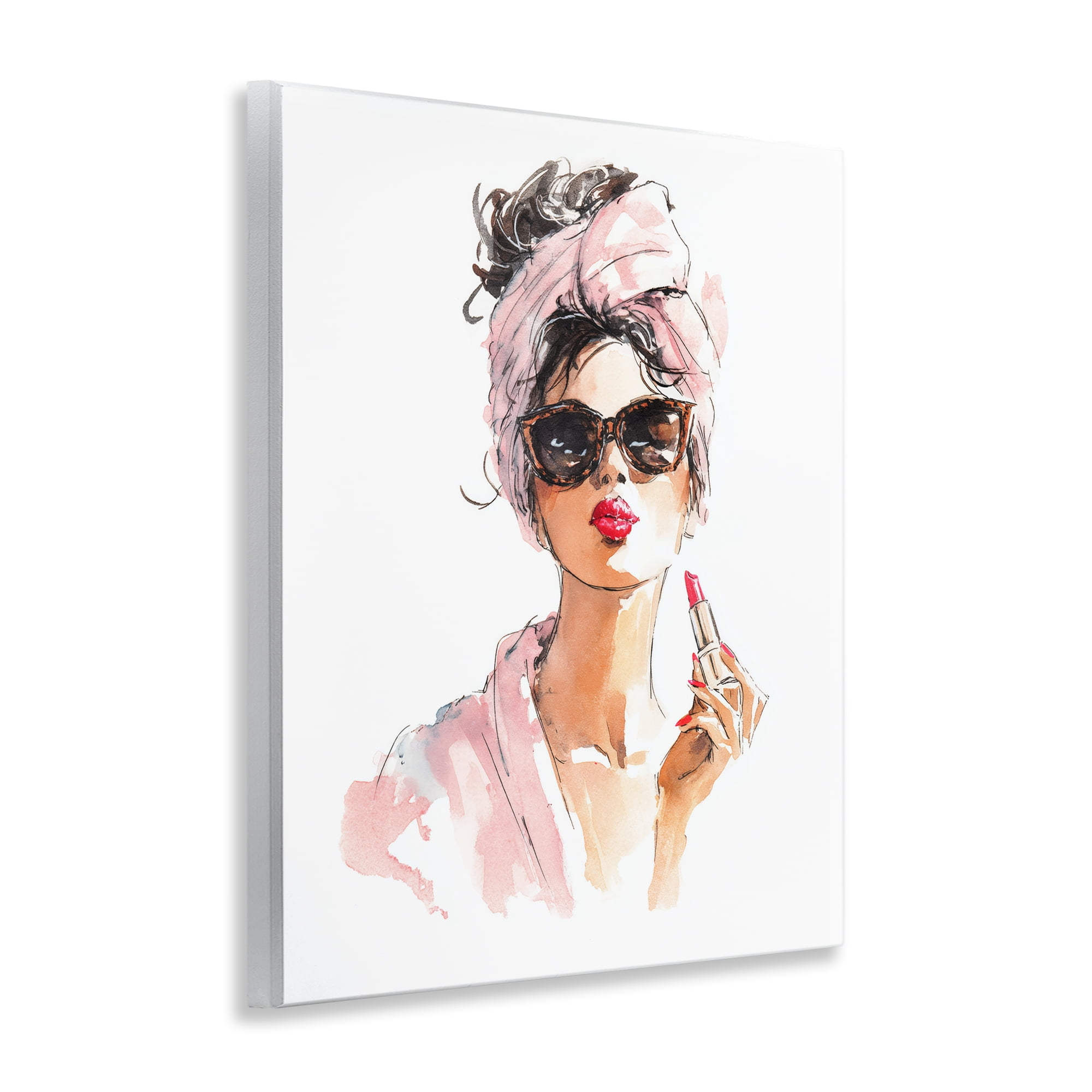 Stupell Industries Velour Secrets Lipstick Wall Plaque Art, design by Svetlana Aleynikova