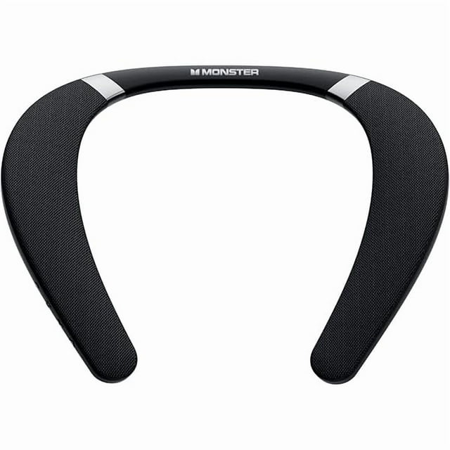 wonima11 Boomerang Neckband Bluetooth Speaker - Wireless Wearable Speaker with 12H Playtime, IPX7 Waterproof, True 3D Stereo Sound for Home, Sport, Outdoor - Black