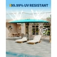 thumbnail image 2 of Arigeas 13FT Large Patio Umbrella with Crank Lift, Outdoor Double-Sided Rectangle Market Umbrella for Garden Backyard, 2 of 6