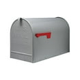 thumbnail image 1 of Gibraltar Stanley (ST200000) Post Mount Jumbo Mailbox, Galvanized Steel - Silver Gray, 1 of 9