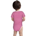 thumbnail image 5 of Daiia Gingham Printed Unisex-Baby Short Sleeve Onesies Bodysuits Baby Climbing Clothes Soft and Comfortable Romper with Expandable Shoulder Design-3 Months, 5 of 8