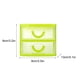 thumbnail image 2 of Uuiauoio 2-Layer Clear Desk Organizer with Drawers Versatile Desktop Storage Box for Office Supplies Makeup Jewelry Compact Plastic Drawer Cabinet 5.12X3.54X3.15 Inches, 2 of 3