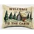 thumbnail image 2 of Welcome to The Cabin Balsam Fir Pillow Pine Sachet Scented Lodge Style, 2 of 4