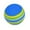 Blue, variant on Silent Solid EVA Mini Tennis Ball Chew Toy Floatable Quiet Enrichment Toy for Small Puppies Indoor Use