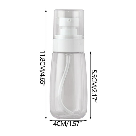 Rkxzt Bottle Fine Mist Spray Bottle 60ml Travel Size Refillable Perfume Dispenser for Hair and Makeup Kitchen Supplies|Plastic