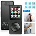 thumbnail image 2 of Upgrade MP3 Player with Bluetooth and 32GB,Hi-Fi Music Player with Built-in Speaker,Earphones,Voice-Activated Recording MP3 Players with FM/E-Book/Video,Supports up to 128GB for Kids, Running,Walking, 2 of 11