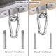 thumbnail image 4 of Ceiling Hook, 450kg Capacity Heavy Duty Ceiling Wall Mount Hook 304 Stainless Linglai, 4 of 4