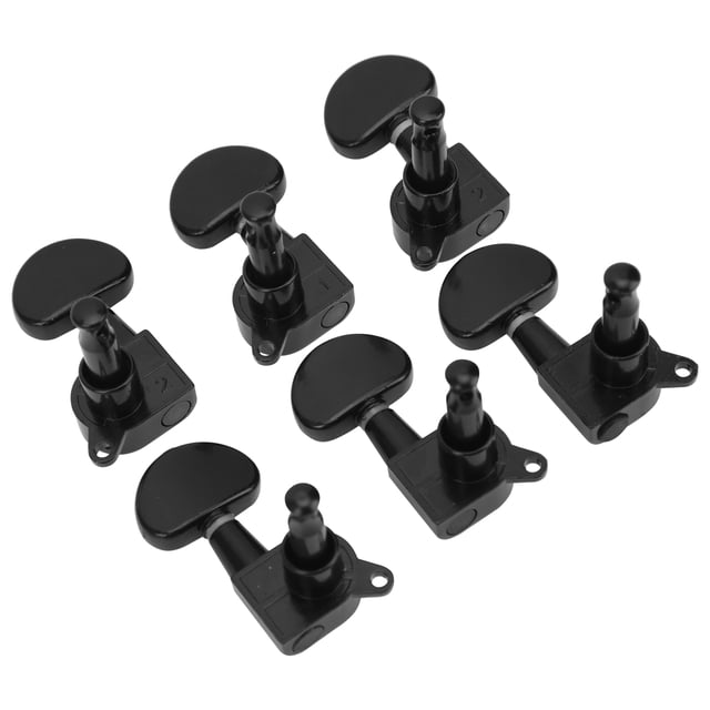 Perillas de afinación de guitarra eléctrica, clavijas de afinación de cuerdas Clavijas de afinación de 3 cuerdas Afinadores de bloqueo de guitarra Los mejores materiales