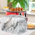 thumbnail image 4 of ZUXONGSY Marble Print Toaster Cover 2 Slice Kitchen Small Appliance Cover with Hook White Dust and Fingerprint Protection Wide Slot Bread Maker Cover for Women Gift, 4 of 7