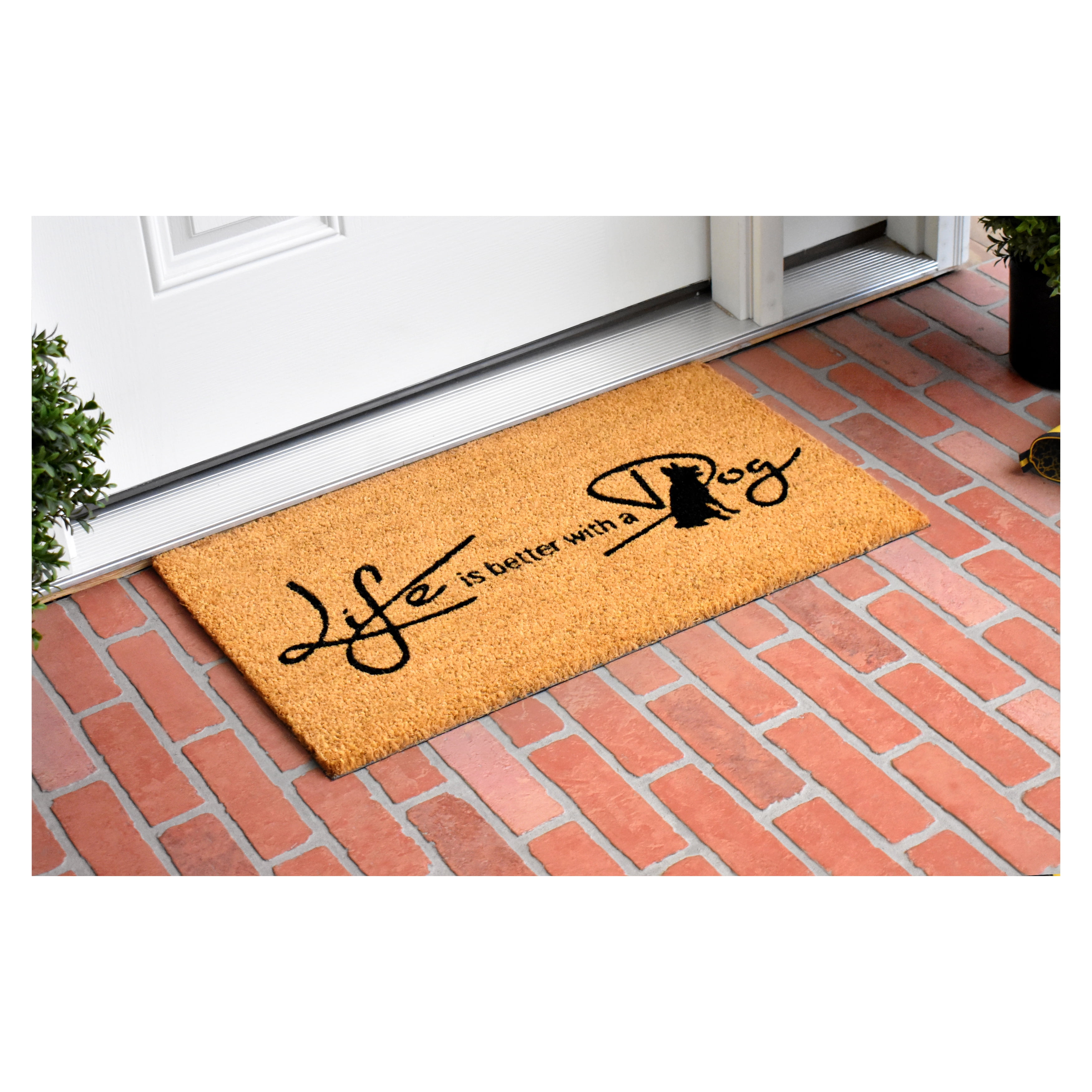 Calloway Mills Life is better with a Dog Doormat